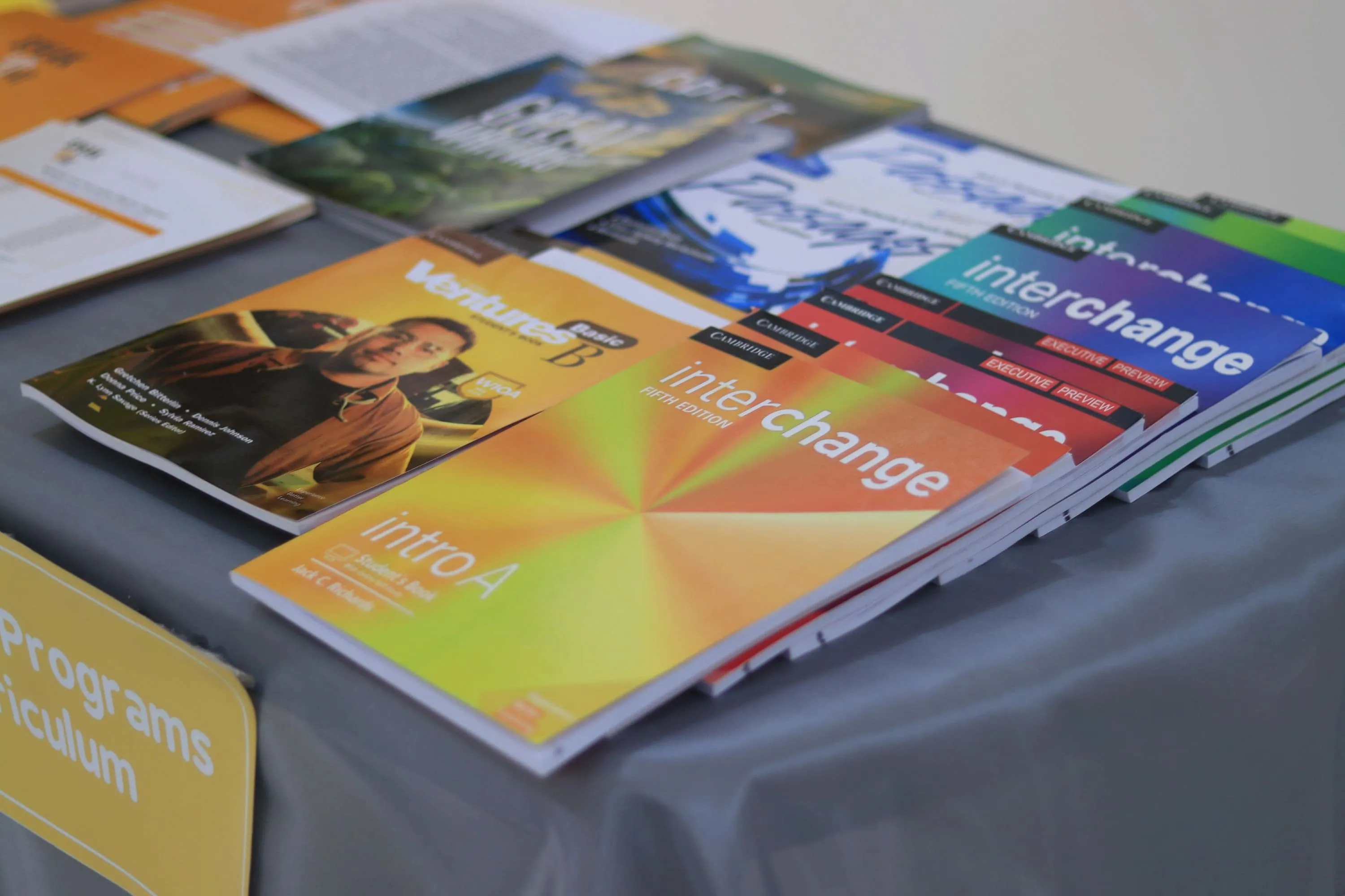 We use a communicative approach to teaching that emphasizes speaking and listening.